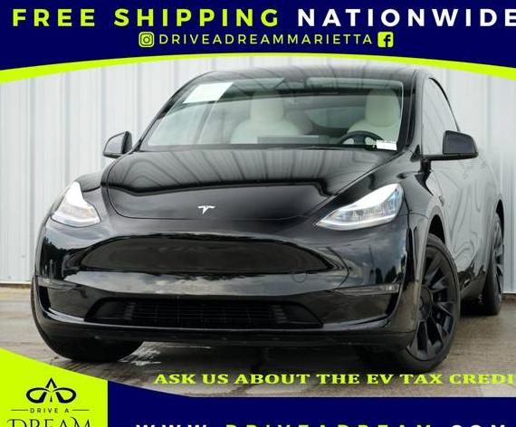 TESLA MODEL Y 2021 5YJYGDEE0MF230784 image